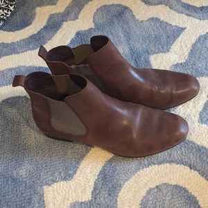 Born leather ankle boots